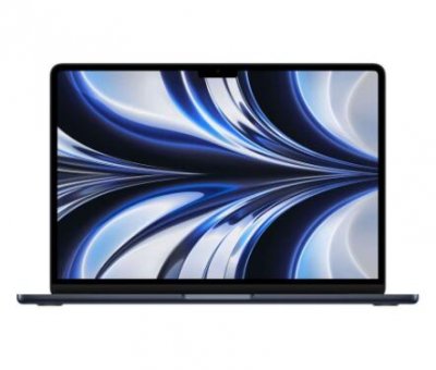 Apple MacBook Air M2 Chip 8-Core GPU, 8GB 256GB SSD, 13.3 Inch, Midnight, Laptop