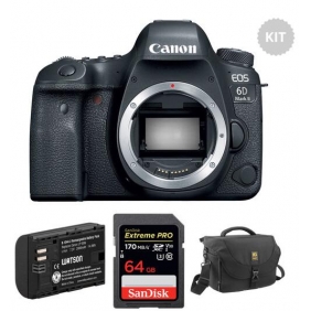 Canon EOS 6D Mark II DSLR Camera Body with Accessory Kit