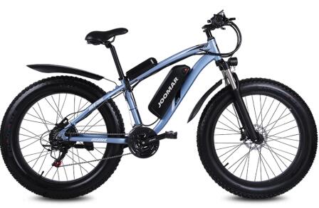 JOOMAR Electric Bike 1000W 48V Motor 4.0 Fat Tire Mountain Bike Beach Snow Bicycle for Men MTB Ebike Kit 17AH Battery JM02S Plus