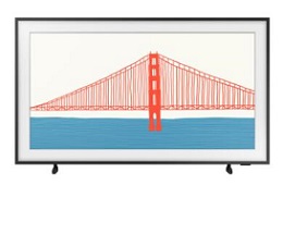 Samsung 75” Class The Frame QLED 4K Smart TV (2021) - Click Image to Close