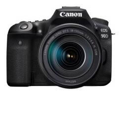 Canon - EOS 90D DSLR Camera with EF-S 18-135mm Lens - Black